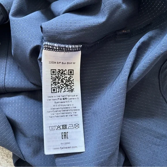 FIÄLLRÄVEN SPECIALIZED SUN SHIRT WOMENS SIZE SMALL ACTIVE OUTDOORS COOL - Picture 4 of 8